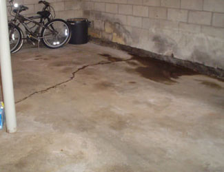 basement floor crack repair system in New Hampshire