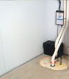 basement wall product and vapor barrier for Amherst wet basements